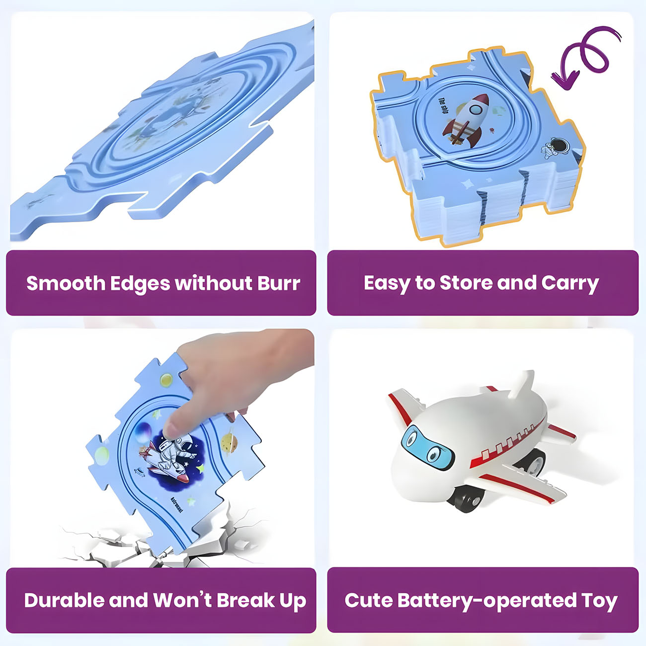 Puzzle Racer Car Track Set-kids game-puzzle game-creativity-critical thinking-cuddly mama-racing-learning and play-features