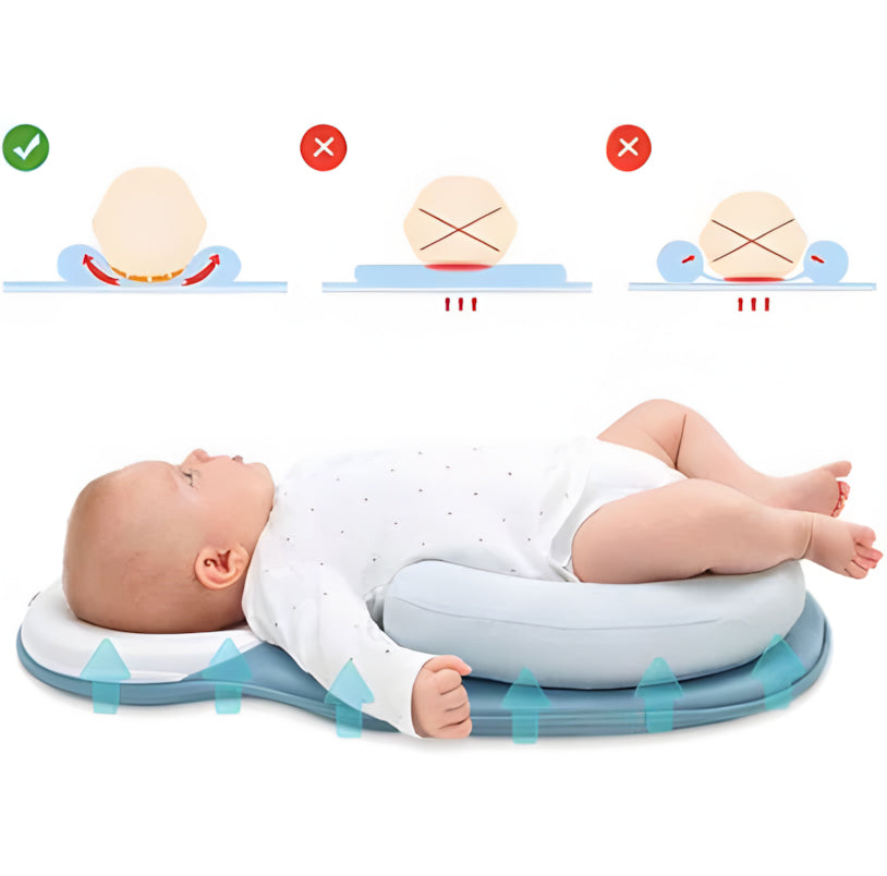 newborn baby bed-portable-comfort-baby pillow-bassinet-travel bed-baby nest-baby safety bed-flat head-baby head protector