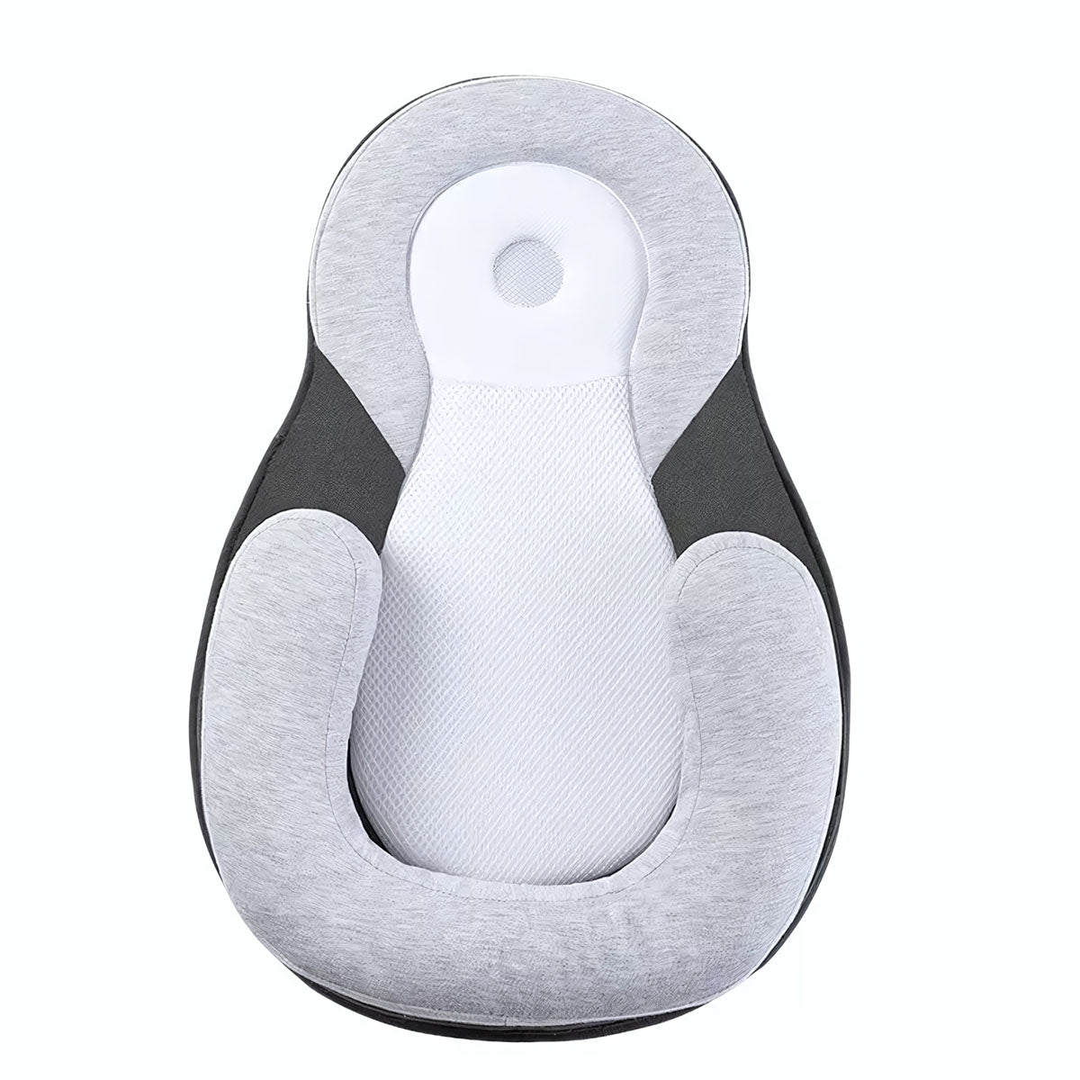 newborn baby bed-portable-comfort-baby pillow-bassinet-travel bed-baby nest-baby safety bed-front