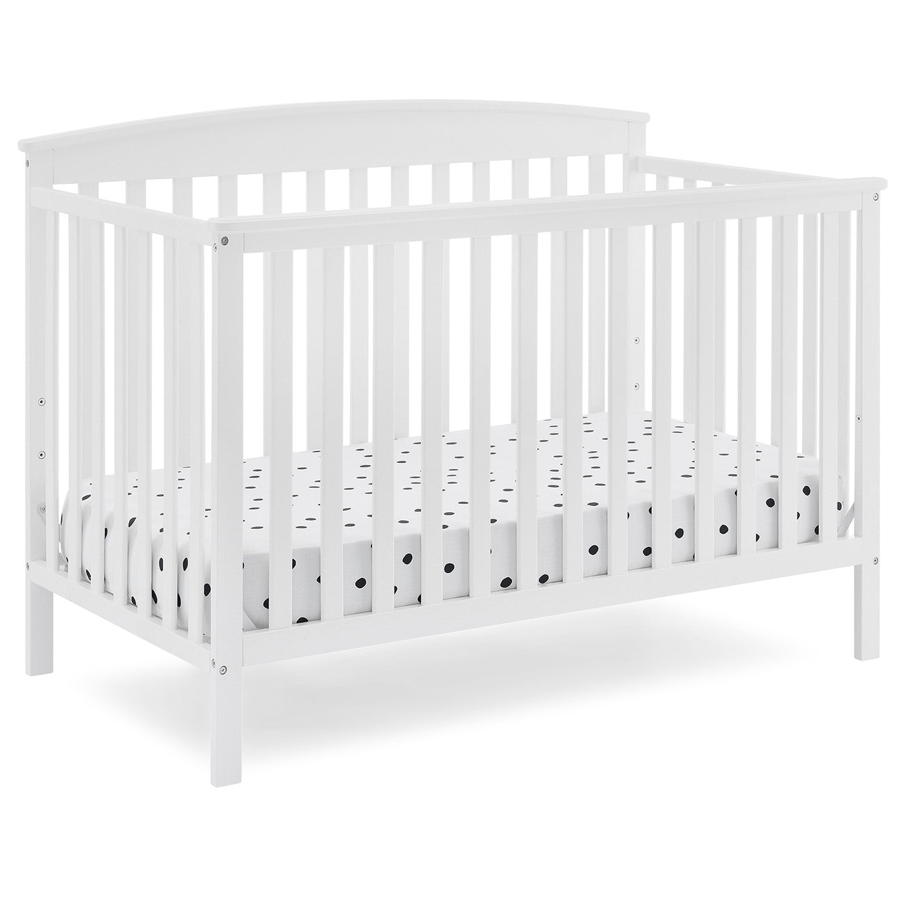 6-In-1 Convertible Baby Crib-crib bed-baby crib-baby bed crib-nursery-first bed-newborn bed-main white