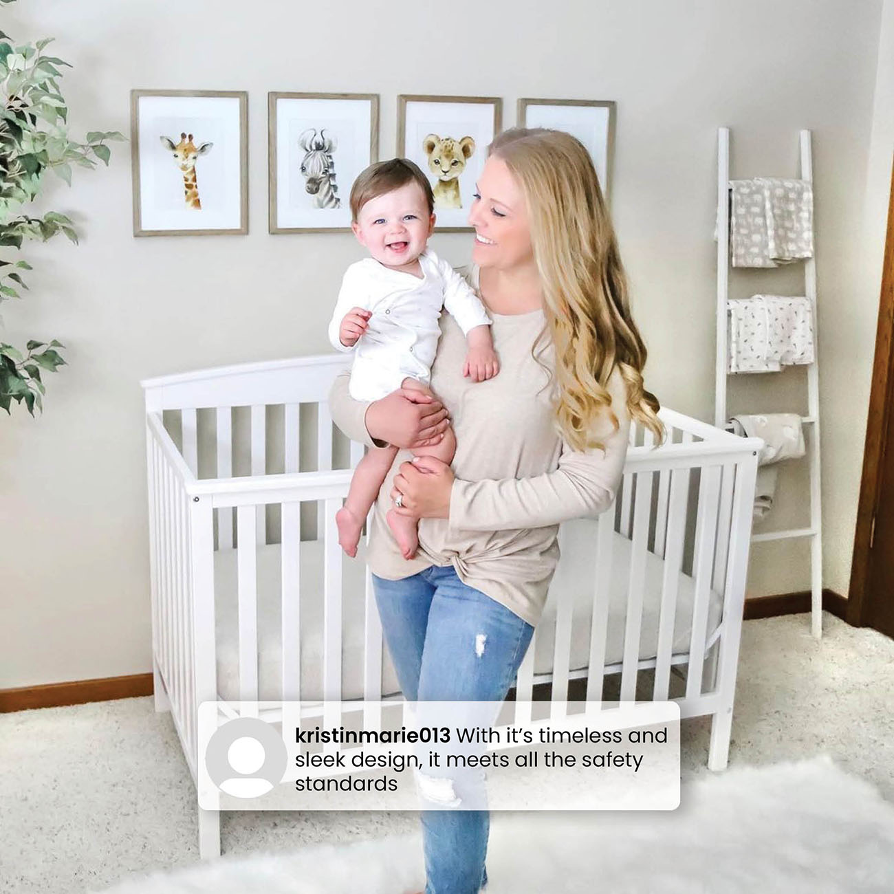 6-In-1 Convertible Baby Crib-crib bed-baby crib-baby bed crib-nursery-first bed-newborn bed-mom