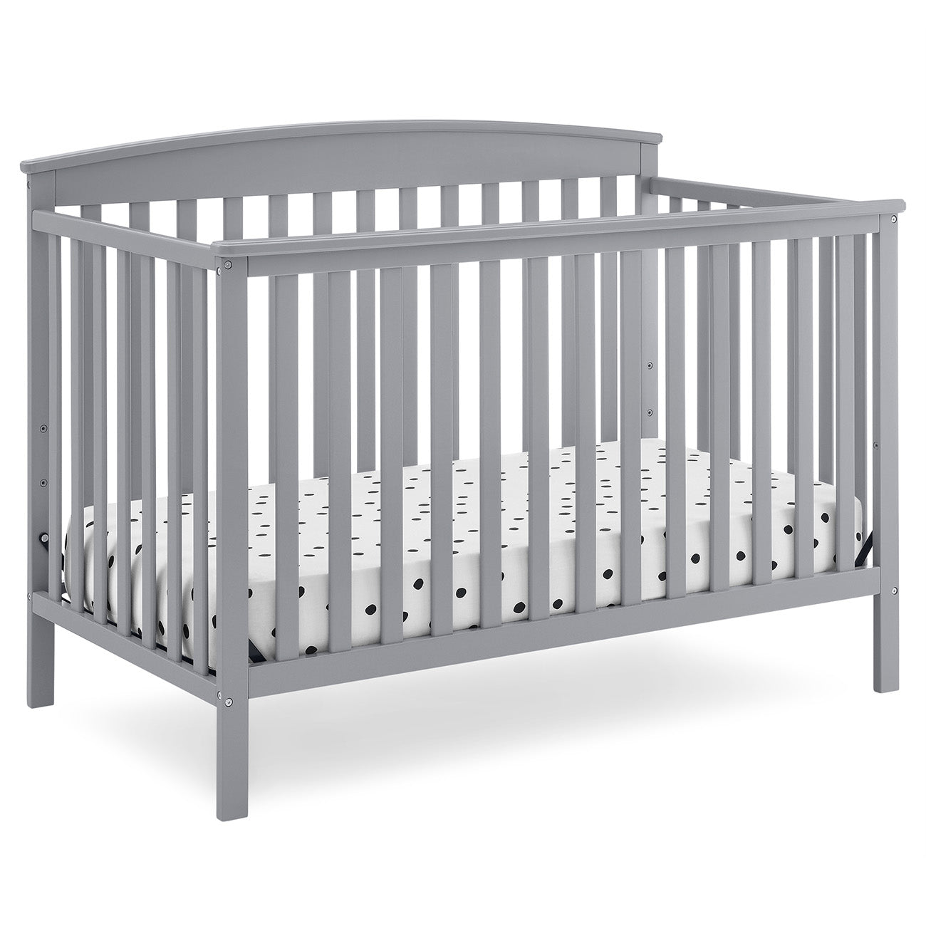 Crib Bed for Every Stage: Hanover 6-in-1 Convertible Baby Crib (4 Colors)