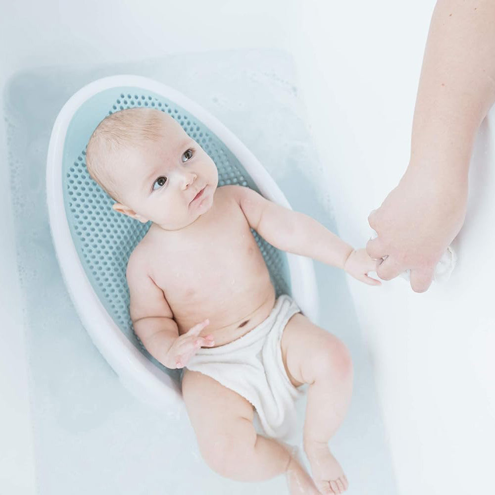 Baby Bath Support-Ideal for newborns-infants-Less than 6 Months Old-newborn-baby relaxed