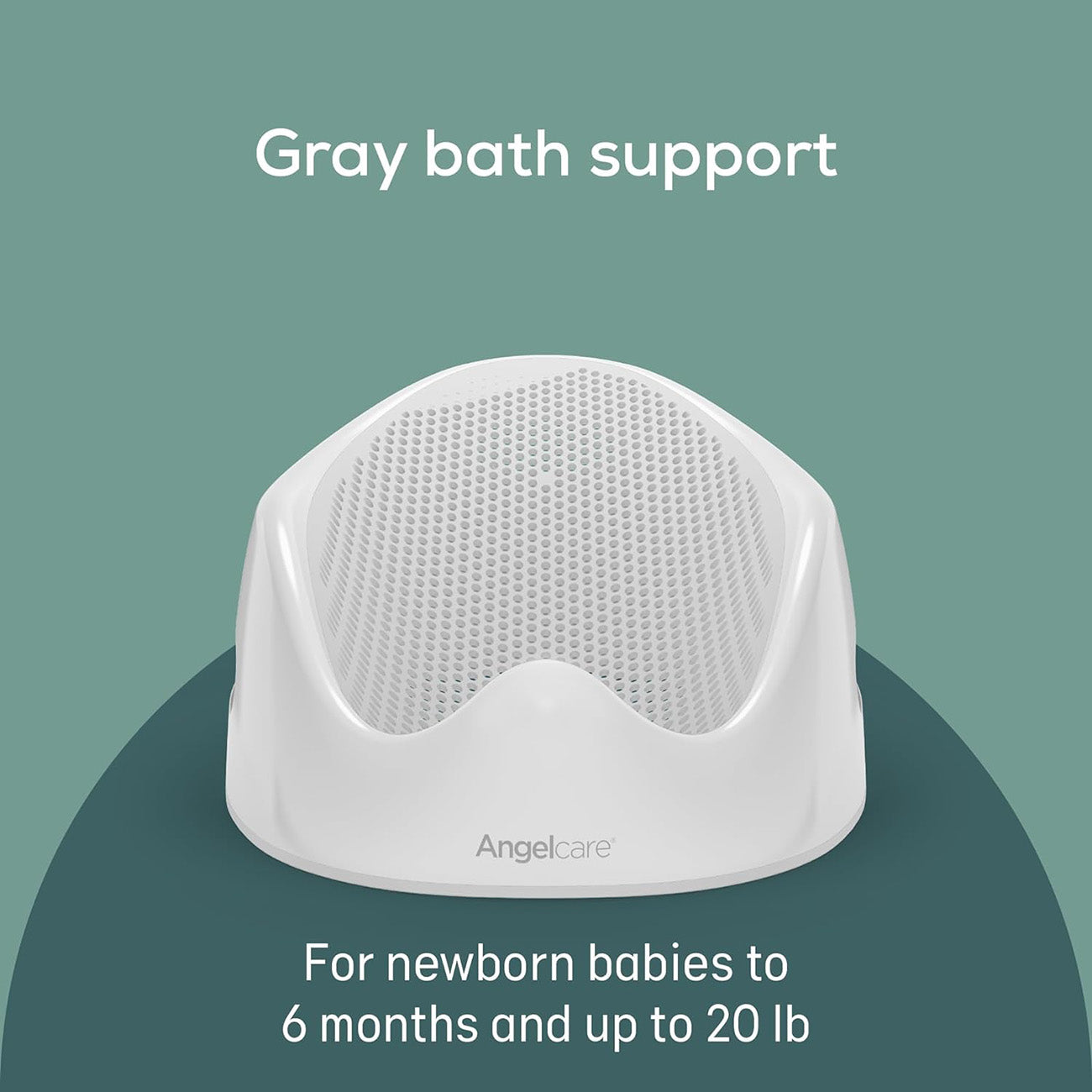 Baby Bath Support-Ideal for newborns-infants-Less than 6 Months Old-taking bath-grey bath support #color_grey