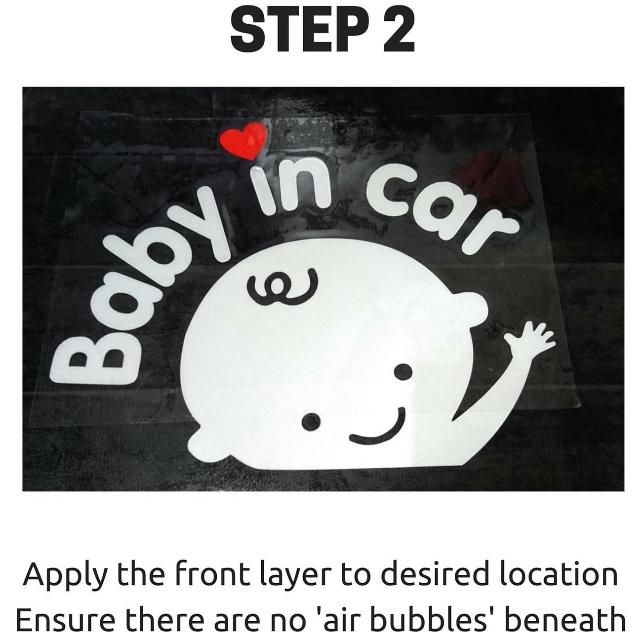 Baby on Board sign, Baby in Car, Car Window Decal Stickers-baby sticers-cars safety stickers-step2