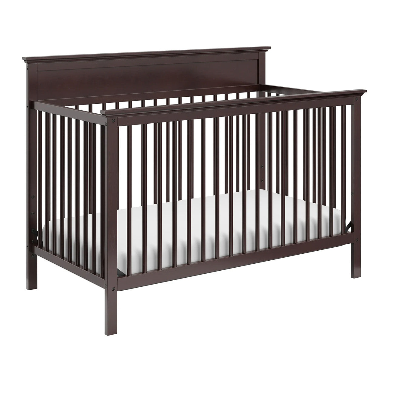 Crib Bed That Grows with Your Baby: The Horizon 5-in-1 Convertible Crib (3 Colors)