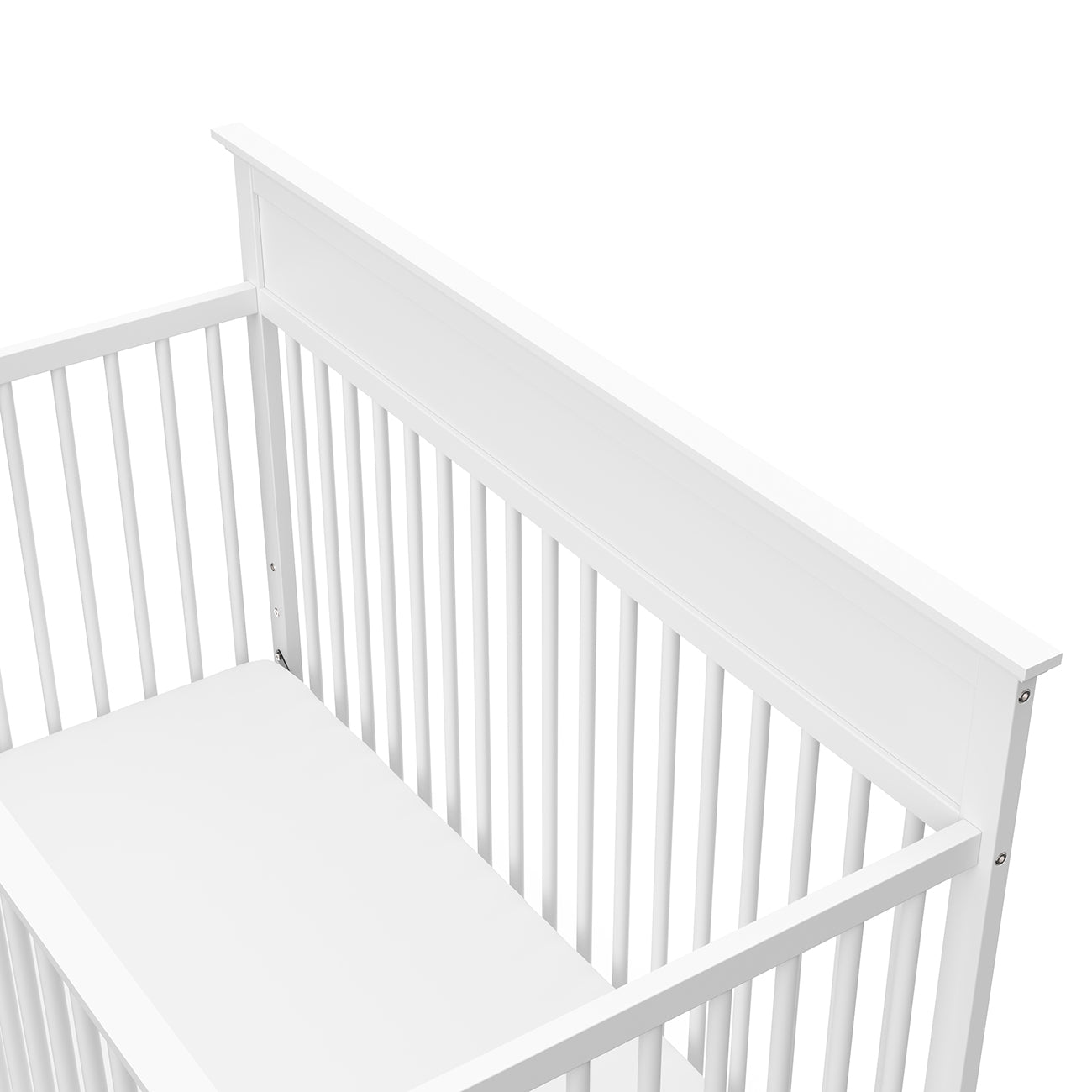 Crib bed-baby crib-Horizon 5-In-1 Convertible Baby Crib-toddler bed-baby bed-newborn bed-white-zoom