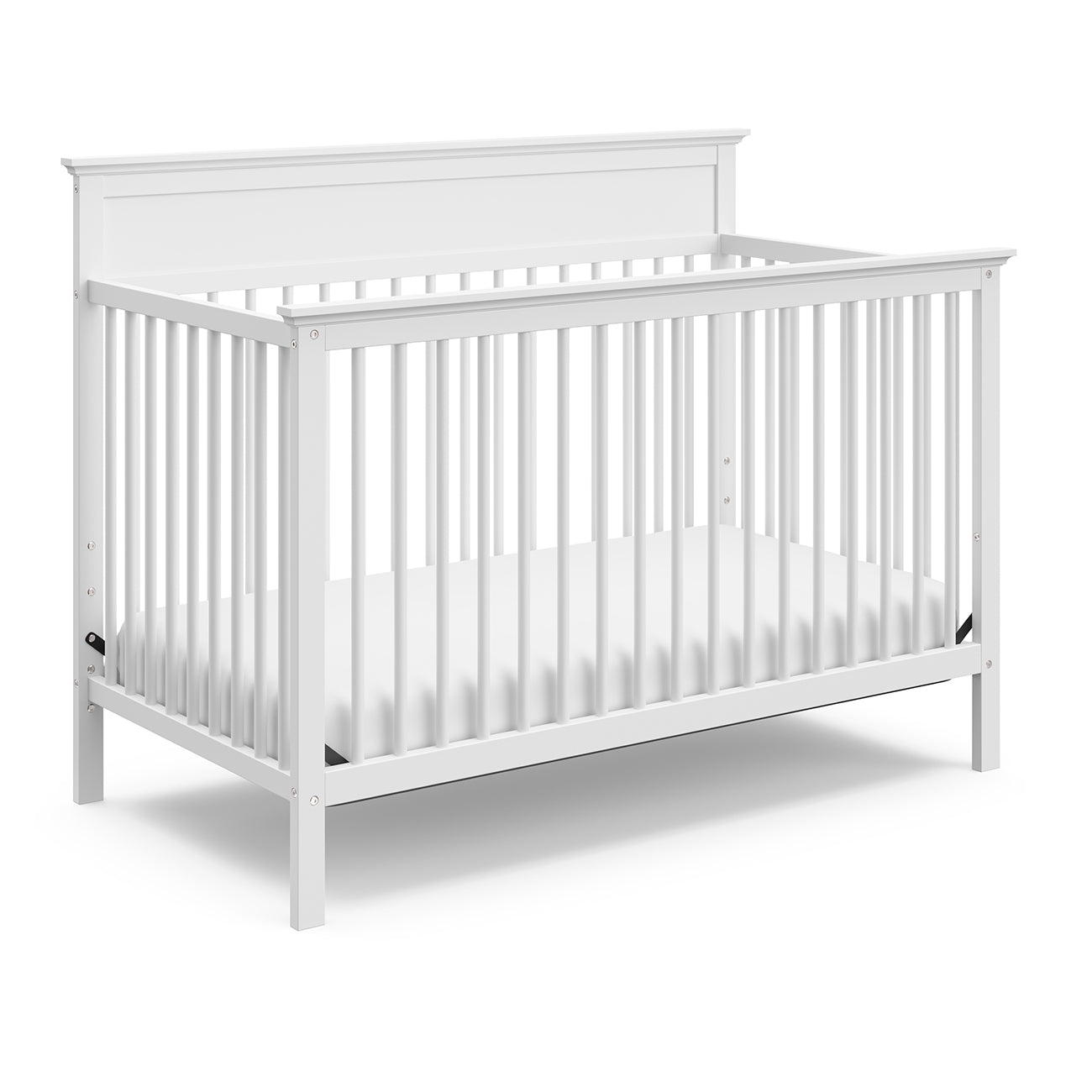 Crib bed-baby crib-Horizon 5-In-1 Convertible Baby Crib-toddler bed-baby bed-newborn bed-white main