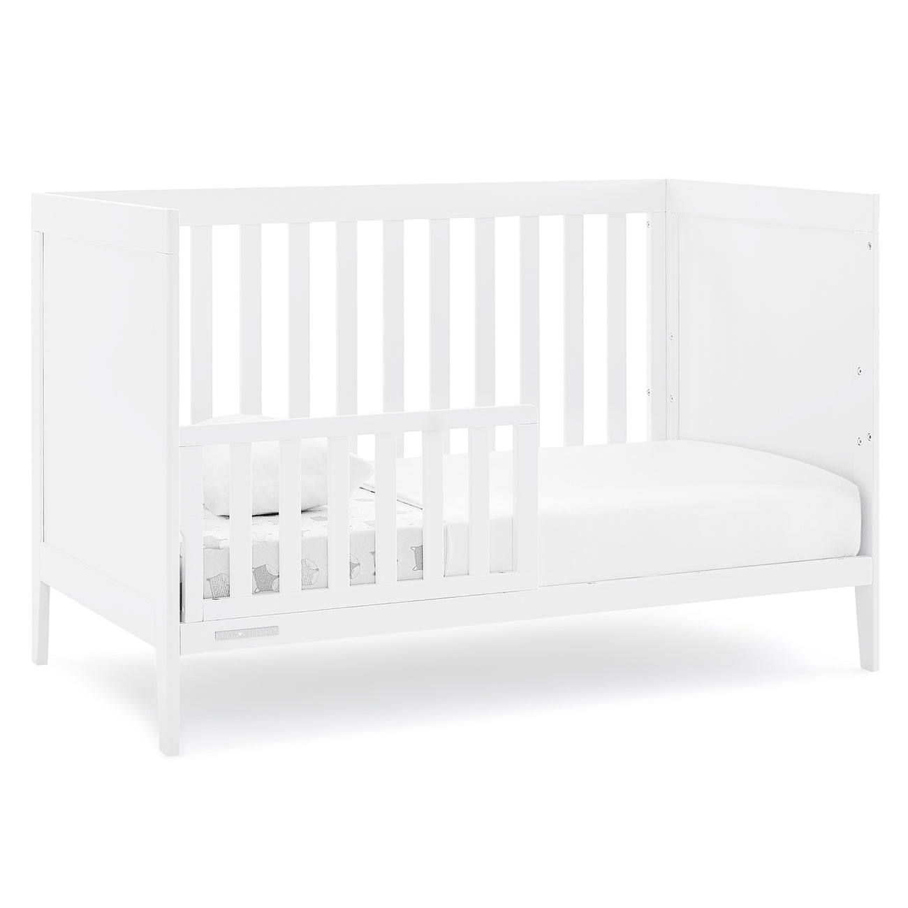 Toddler Guardrail-Greenguard Gold Certified-toddler rail-toddler crib-side view bed