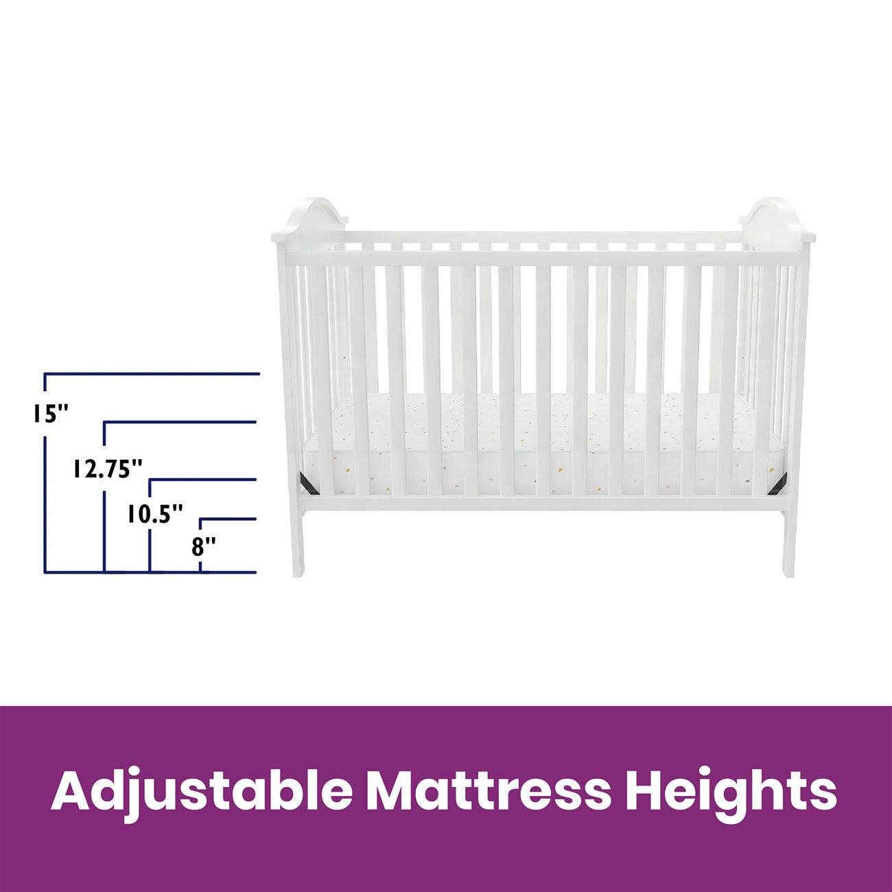 crib bed-Convertible Crib-baby crib-nursery-baby room-baby bed-toddler bed-toddler room-mattress 