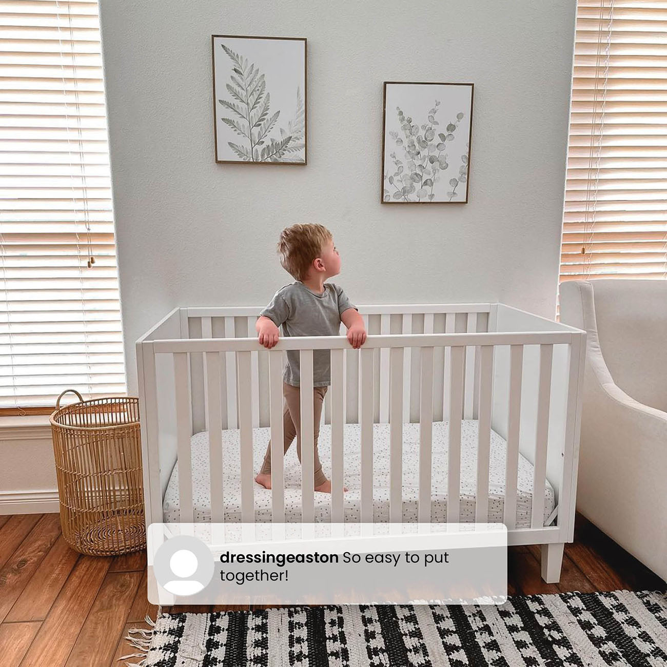 crib bed-baby bed-baby crib-toddler bed-sonny-delta children bed-easy to put together